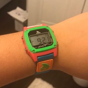 Shark Clip Neon Watch